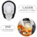 IMAGEN - halloweenesco - Molde extragrande para cubitos de hielo de calavera 3D moldes de hielo de silicona para whisky cráneo bandejas de cubitos de hielo - 05