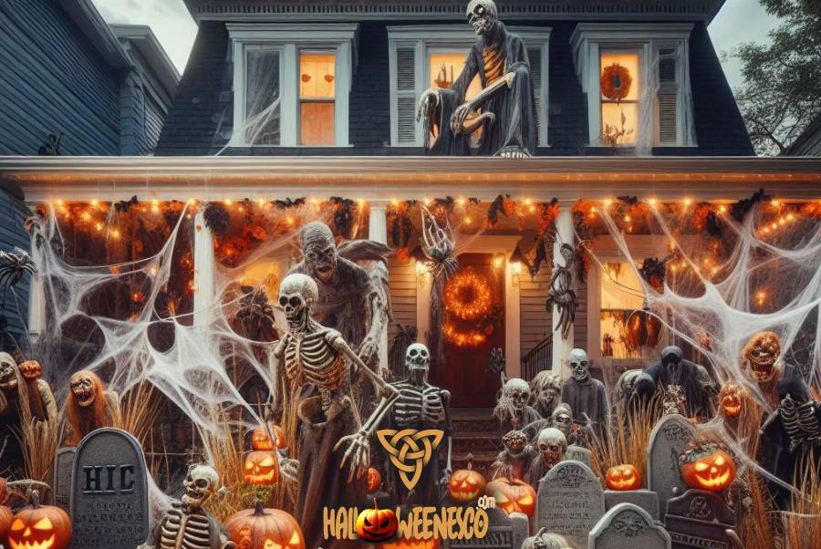 IMAGEN - halloweenesco - decoracion puerta halloween - 02