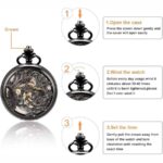¡Haz Tic Tac en Halloween! Consigue el Reloj de Bolsillo Perfecto 33 IMAGEN - halloweenesco - reloj de bolsillo - ManChDa - Relojes mecánicos antiguos de bolsillo para hombre - 04