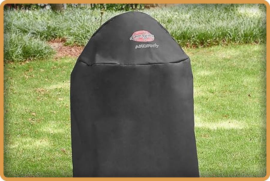 IMAGEN - halloweenesco - Char-Griller 6755 AKORN Grill Cover Black - 04