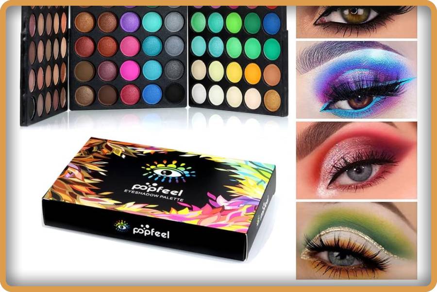 IMAGEN - halloweenesco - paletas de sombras para ojos120 colores Maquillaje impermeable - 04