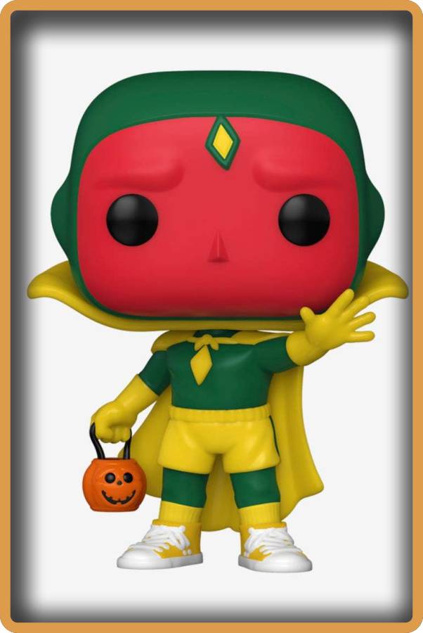 IMAGEN halloweenesco V2 Funko pop Funko Pop Marvel WandaVision Halloween Vision Oficial Juguetes para Ninos y Adultos 05