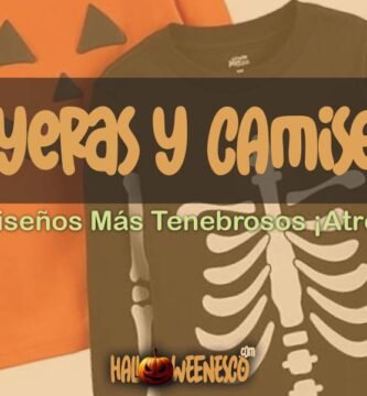 👕 Playeras para Halloween ¡Los Diseños Más Tenebrosos para Brillar este Año en la Oscuridad! 🕷️ 2 IMAGEN - halloweenesco - V2 - Playera de Hombre - playeras para Halloween - 05