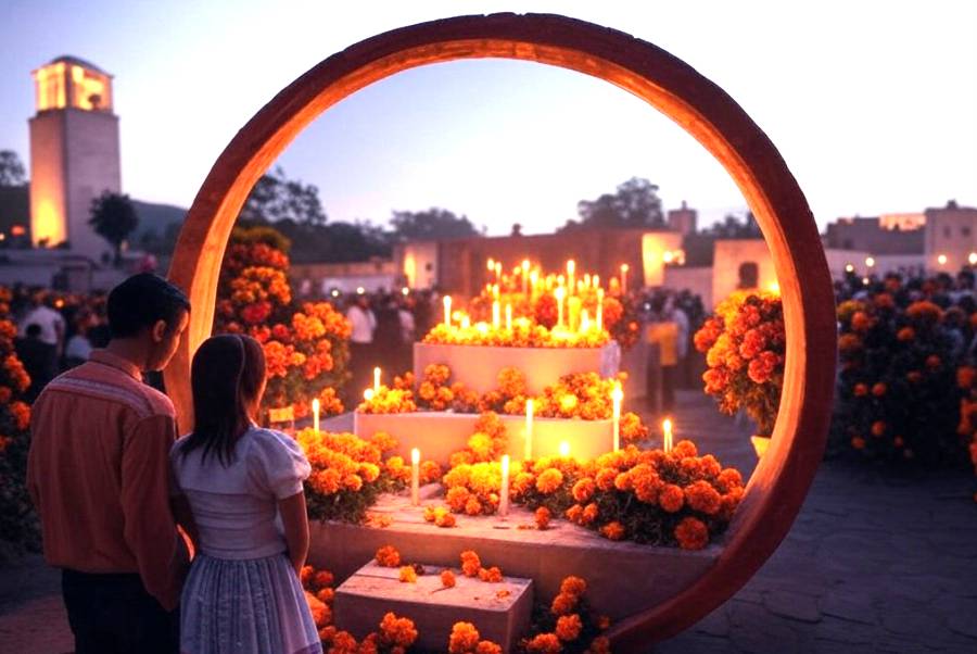 IMAGEN - halloweenesco - V2 - el día de los muertos en México - celebración de día de muertos - Cómo Celebran el Día de Muertos en Michoacán el Lago de Pátzcuaro Janitzio y Tzintzuntzan - 08