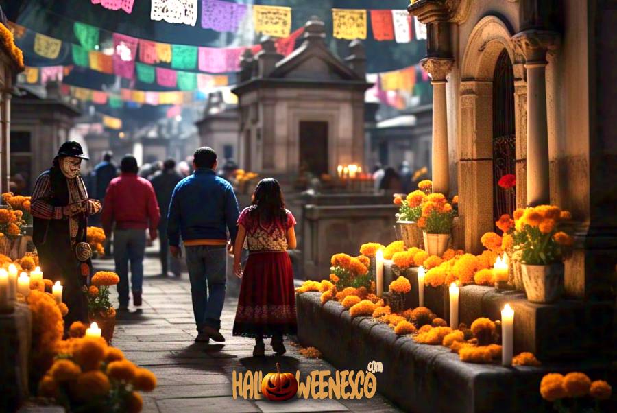 IMAGEN - halloweenesco - V2 - el día de los muertos en México - celebración de día de muertos - Cómo Celebran el Día de Muertos en Michoacán el Lago de Pátzcuaro Janitzio y Tzintzuntzan - 09