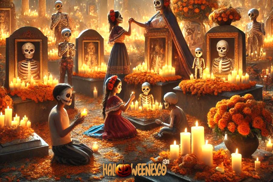 IMAGEN - halloweenesco - V2 - el día de los muertos en México - celebración de día de muertos - Cómo Explicarle el Dia de Muertos a las Niñas y Niños - 05