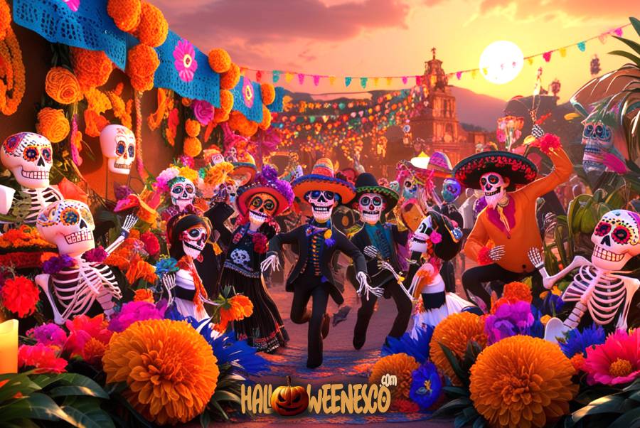 IMAGEN - halloweenesco - V2 - el día de los muertos en México - celebración de día de muertos - Cómo Explicarle el Dia de Muertos a las Niñas y Niños - 07