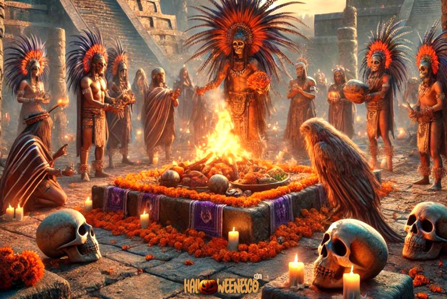 Altar de Día de Muertos 🕯️💀🌼 ¡El Encuentro Místico con el Más Allá! 52 IMAGEN - halloweenesco - V2 - Altar de Muertos - Altar de Día de Muertos - Cómo Surgió el Altar de Día de Muertos - 05