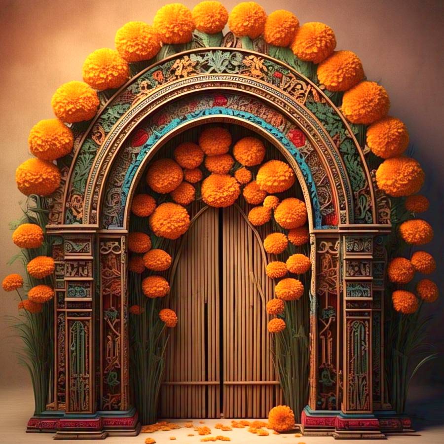 IMAGEN - halloweenesco - V2 - Arco de cempasúchil - arco de dia de muertos - galeria - 09