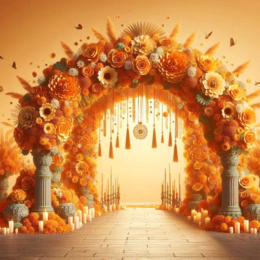 IMAGEN - halloweenesco - V2 - Arco de cempasúchil - arco de dia de muertos - galeria - 13
