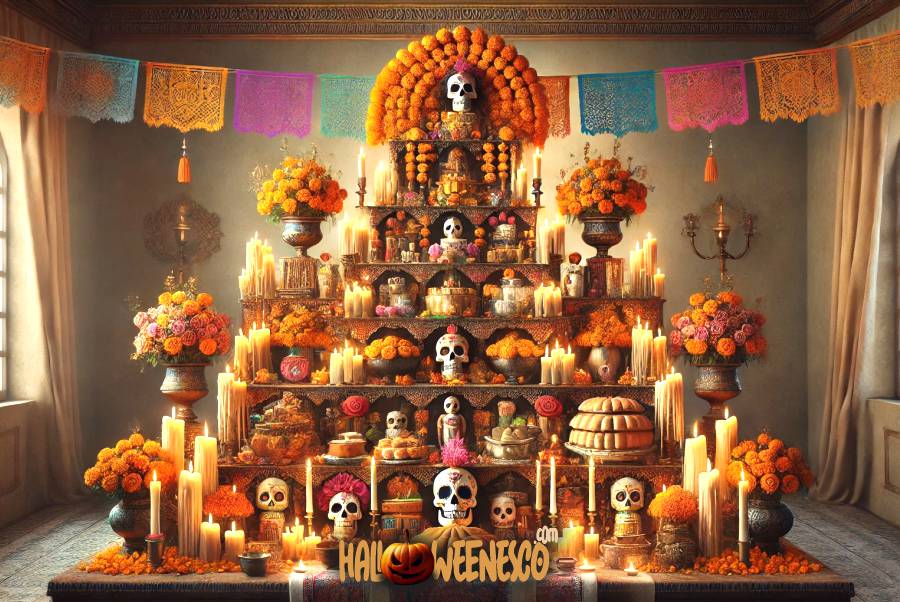 IMAGEN - halloweenesco - V2 - Niveles del Altar de Muertos - Qué significan los 7 pisos de altar de muertos - 11