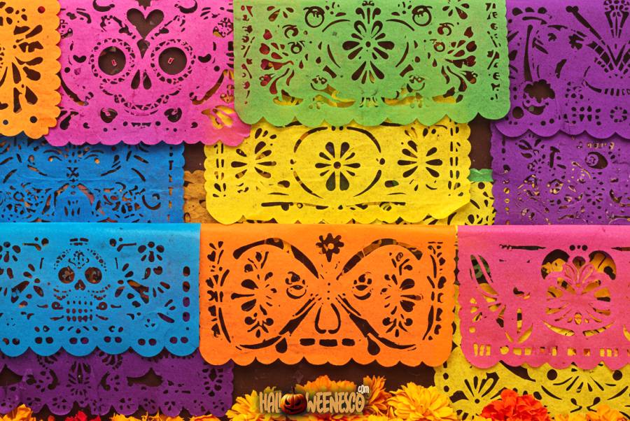 El Arte y el Misterio del Papel Picado de Día de Muertos 🌟 🎉 ¡Conoce Cada Detalle! 42 IMAGEN - halloweenesco - V2 - Papel Picado de Dia de Muertos - como hacer papel picado para dia de muertos - 08