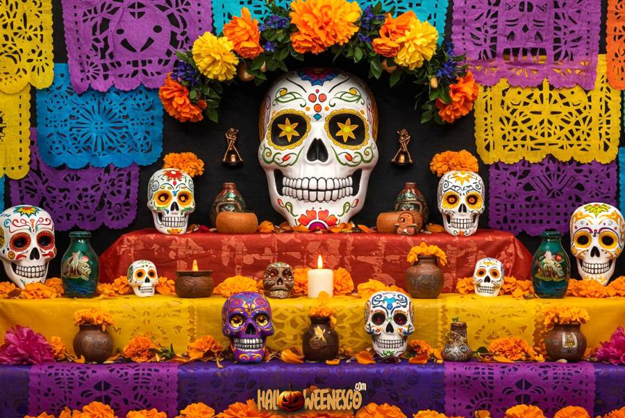 El Arte y el Misterio del Papel Picado de Día de Muertos 🌟 🎉 ¡Conoce Cada Detalle! 38 IMAGEN - halloweenesco - V2 - Papel Picado de Dia de Muertos - que significa el papel picado en el altar de muertos - 10