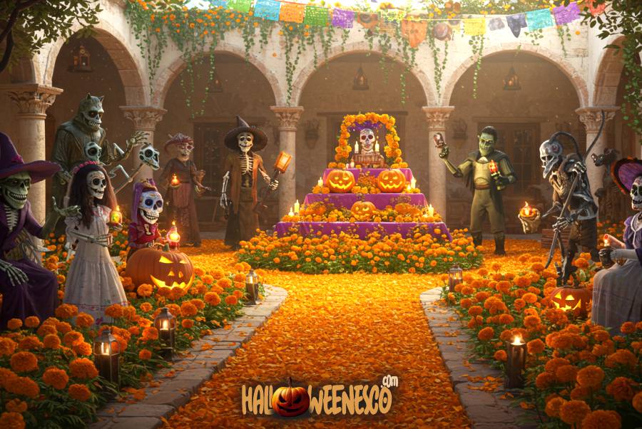 IMAGEN - halloweenesco - V2 - Flor de Cempasúchil - significado de la flor de cempasúchil - 09