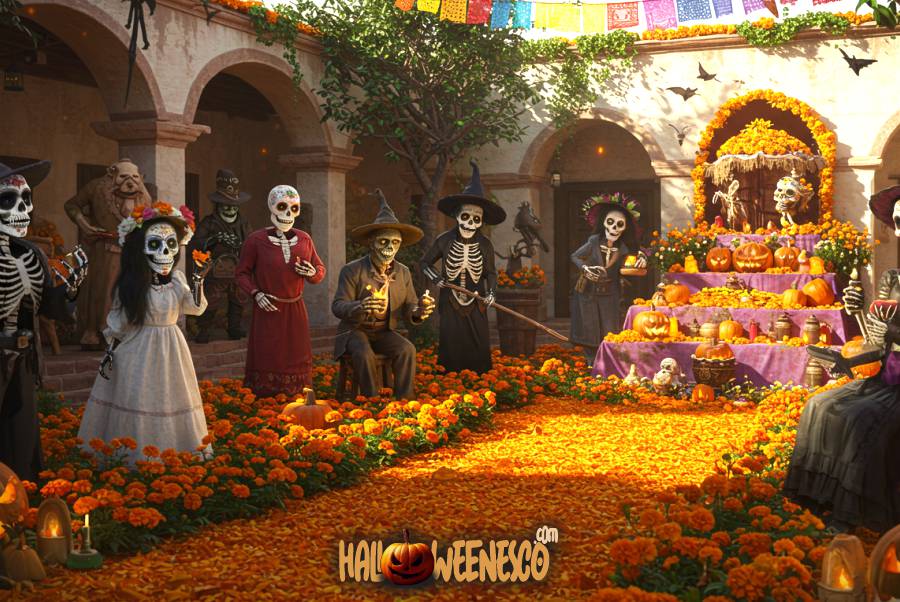 IMAGEN - halloweenesco - V2 - Flor de Cempasúchil - significado de la flor de cempasúchil - 10