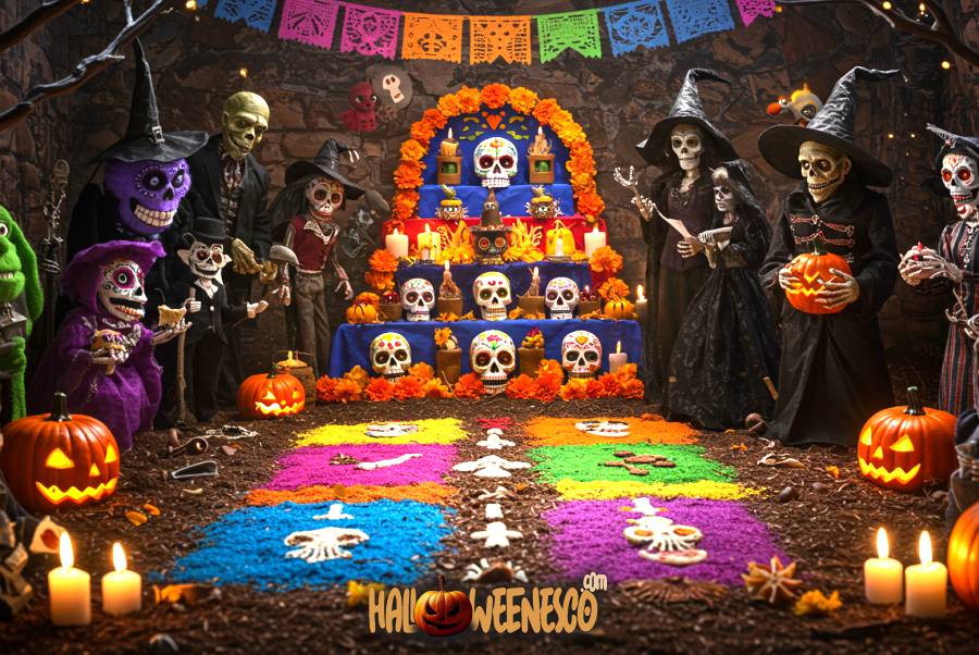 IMAGEN - halloweenesco - V2 - Que Significa la Tierra en el Altar de Muertos - 09