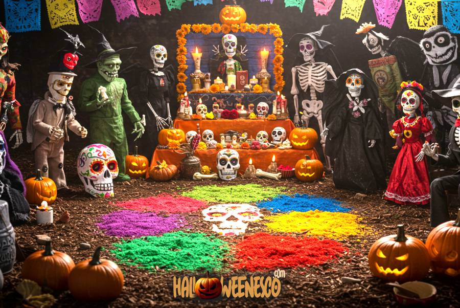 IMAGEN - halloweenesco - V2 - Que Significa la Tierra en el Altar de Muertos - 10